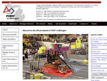 Tablet Screenshot of firstinmichigan.us